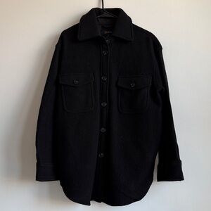 Quince Women’s Black Shirt Jacket